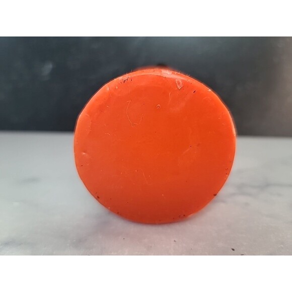 Happy Halloween Spider Black And Orange Pillar Candle - Picture 11 of 11